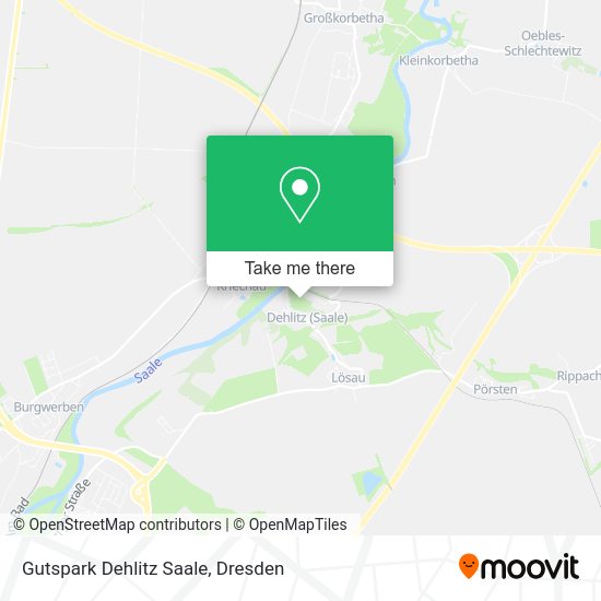 Карта Gutspark Dehlitz Saale