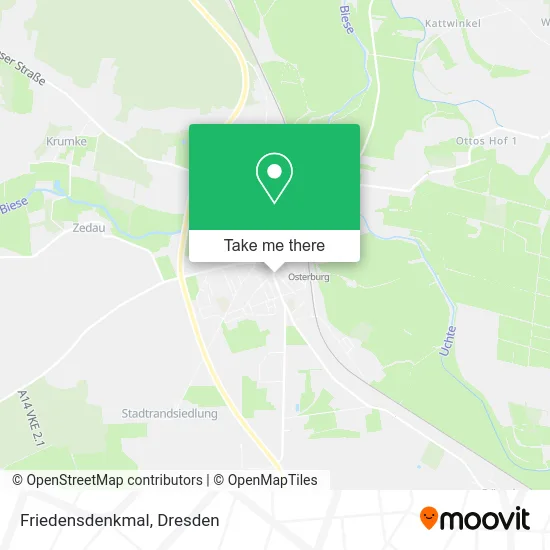 Карта Friedensdenkmal