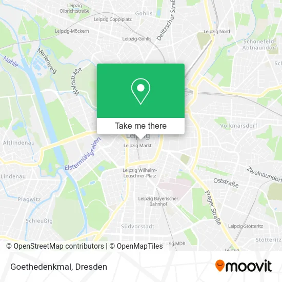 Карта Goethedenkmal