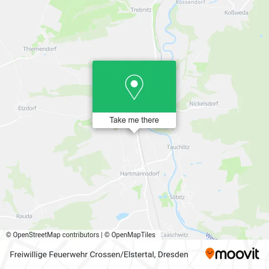 Карта Freiwillige Feuerwehr Crossen / Elstertal
