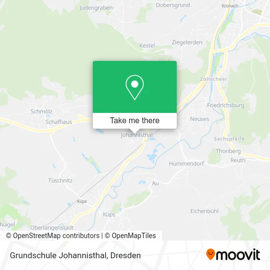 Карта Grundschule Johannisthal