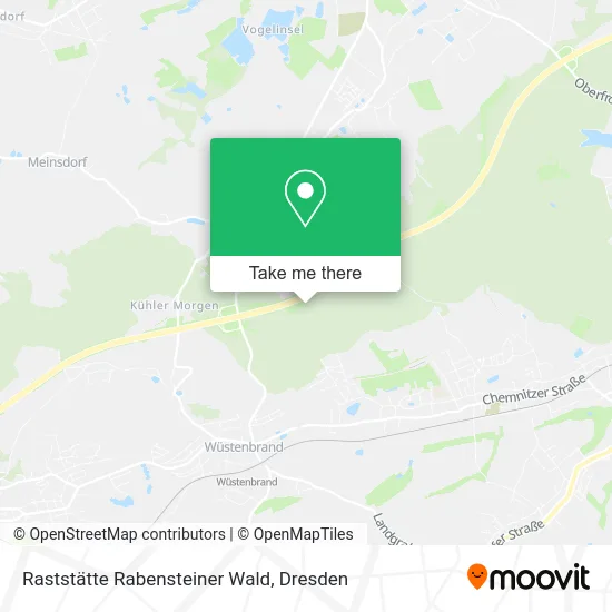 Карта Raststätte Rabensteiner Wald
