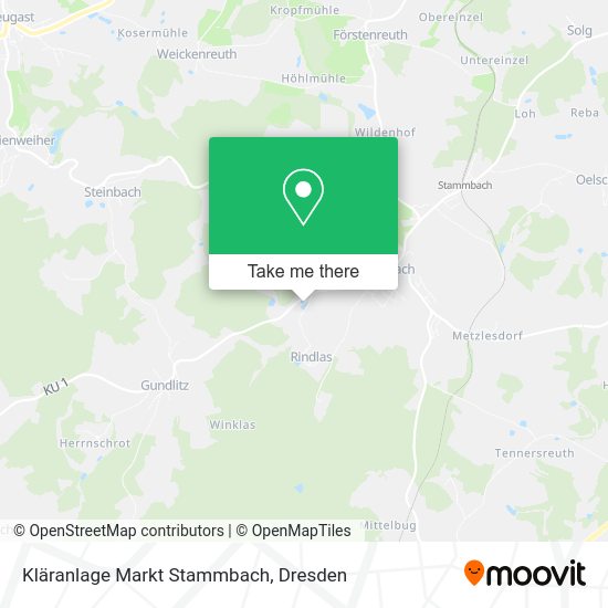 Карта Kläranlage Markt Stammbach