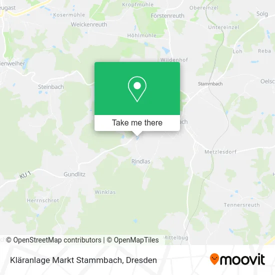 Карта Kläranlage Markt Stammbach