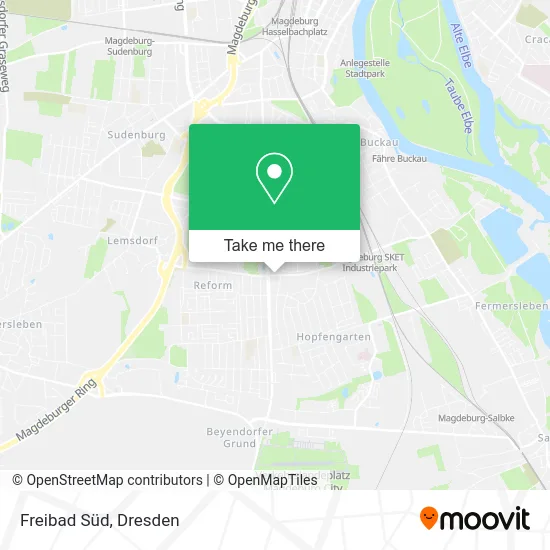 Карта Freibad Süd