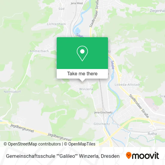 Карта Gemeinschaftsschule ""Galileo"" Winzerla