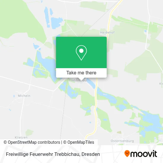 Карта Freiwillige Feuerwehr Trebbichau