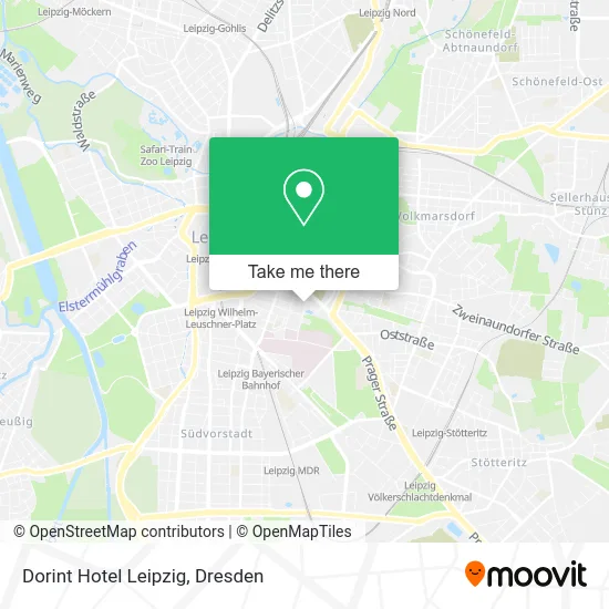 Карта Dorint Hotel Leipzig