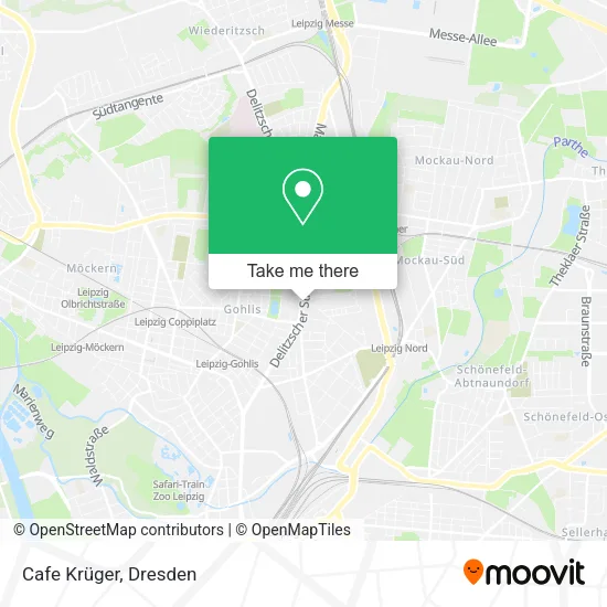 Карта Cafe Krüger