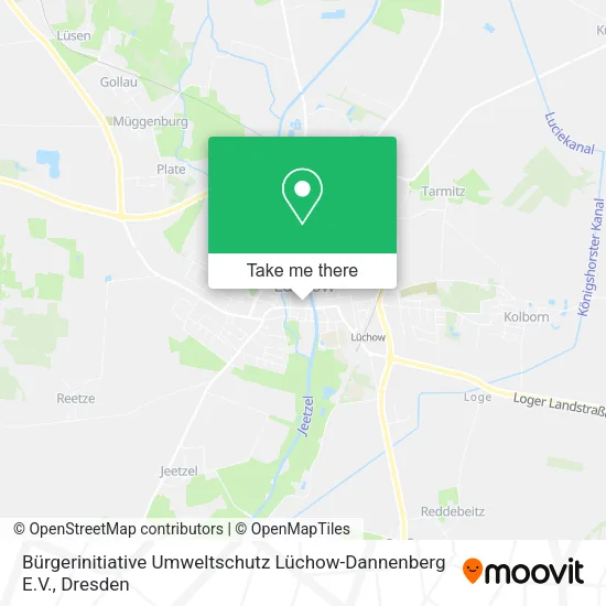 Карта Bürgerinitiative Umweltschutz Lüchow-Dannenberg E.V.