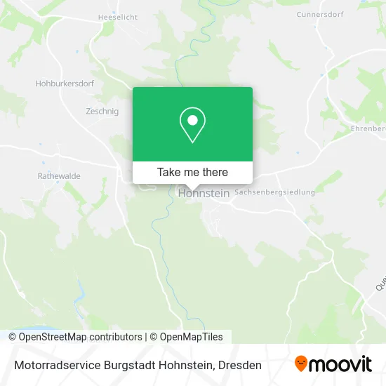 Карта Motorradservice Burgstadt Hohnstein