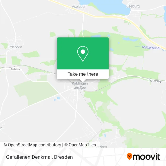 Карта Gefallenen Denkmal