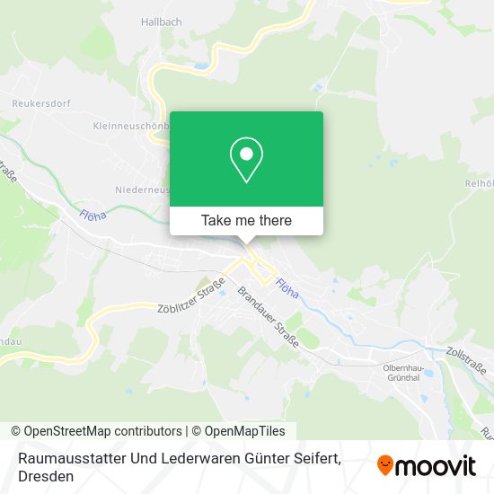 Карта Raumausstatter Und Lederwaren Günter Seifert