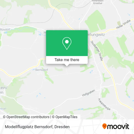 Карта Modellflugplatz Bernsdorf
