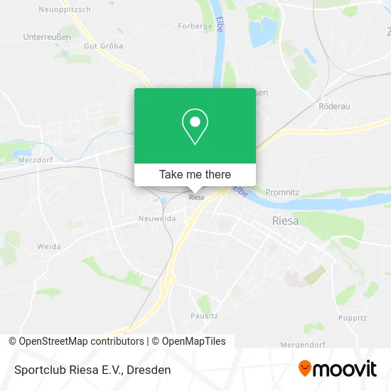 Карта Sportclub Riesa E.V.