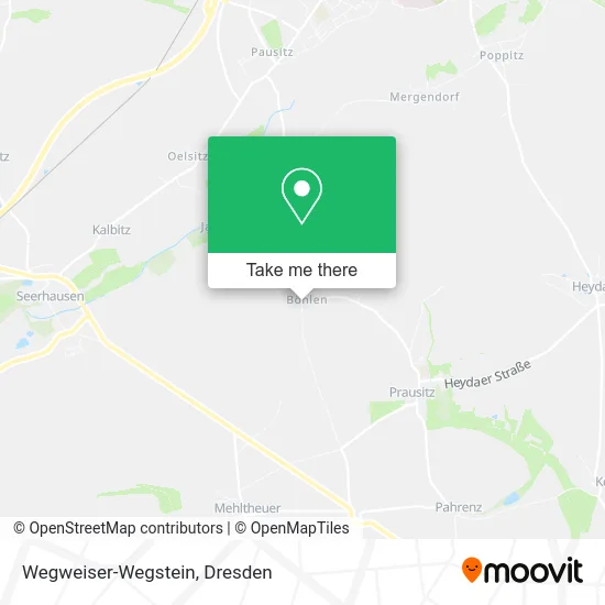 Wegweiser-Wegstein map