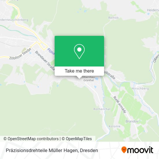 Карта Präzisionsdrehteile Müller Hagen