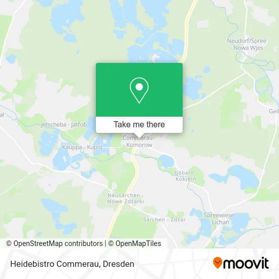 Карта Heidebistro Commerau