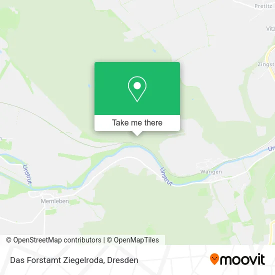 Карта Das Forstamt Ziegelroda