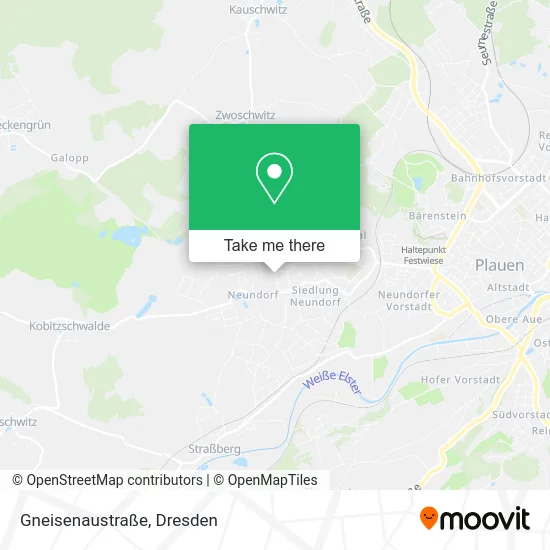 Карта Gneisenaustraße