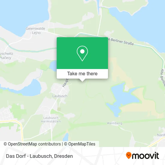 Карта Das Dorf - Laubusch