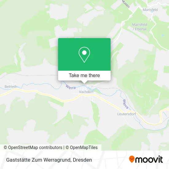 Карта Gaststätte Zum Werragrund