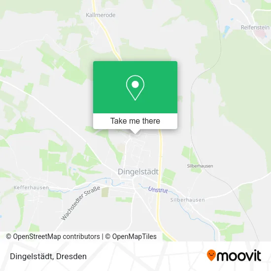 Карта Dingelstädt
