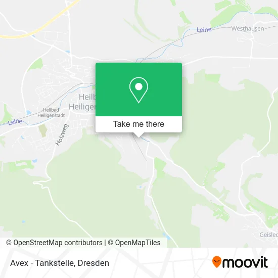 Карта Avex - Tankstelle