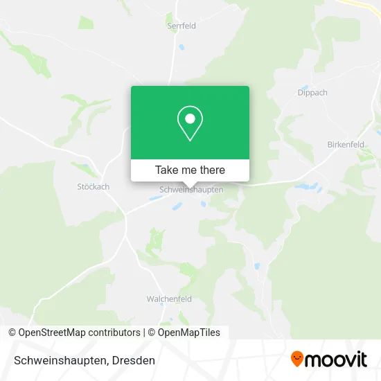 Schweinshaupten map