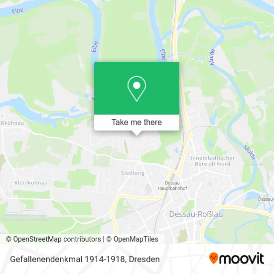 Карта Gefallenendenkmal 1914-1918