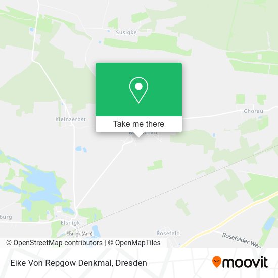 Карта Eike Von Repgow Denkmal
