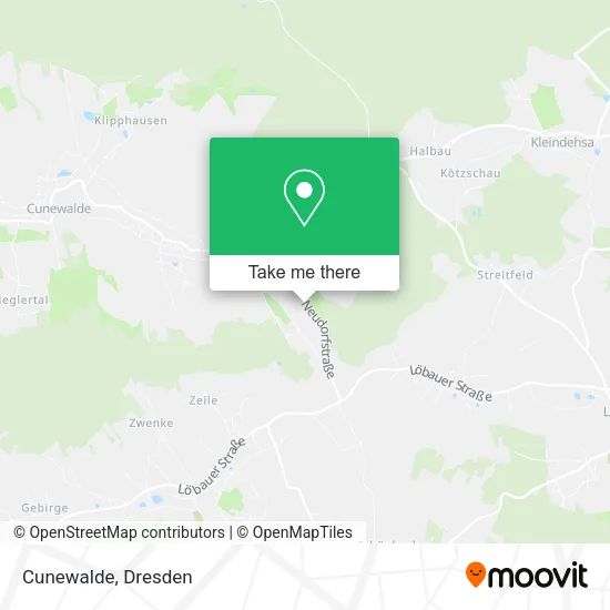 Карта Cunewalde