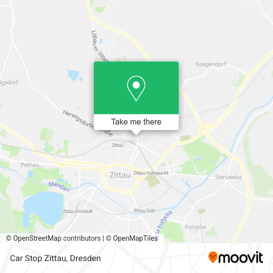 Карта Car Stop Zittau