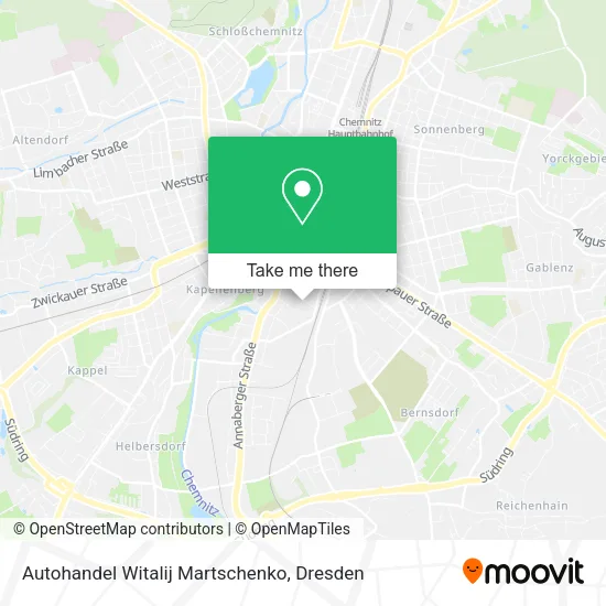 Карта Autohandel Witalij Martschenko