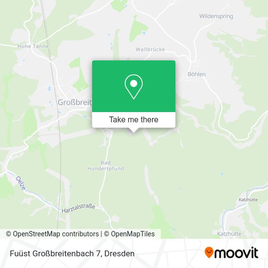 Карта Fuüst Großbreitenbach 7