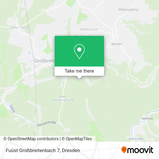 Карта Fuüst Großbreitenbach 7