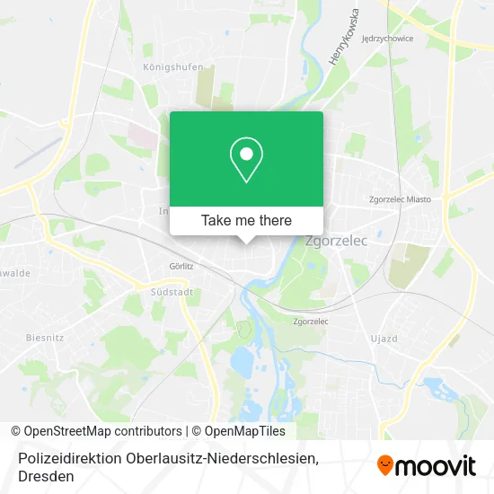 Карта Polizeidirektion Oberlausitz-Niederschlesien