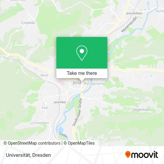 Карта Universität