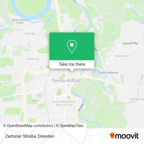 Карта Zerbster Straße