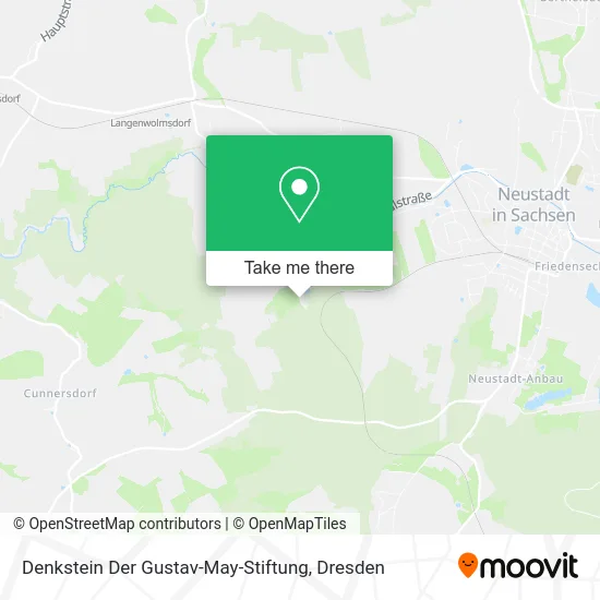 Карта Denkstein Der Gustav-May-Stiftung