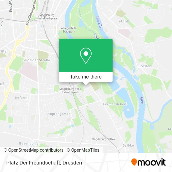 Карта Platz Der Freundschaft