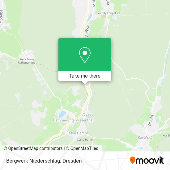 Карта Bergwerk Niederschlag