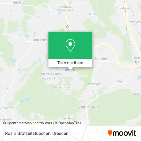 Rosi's Brotzeitstübchen map