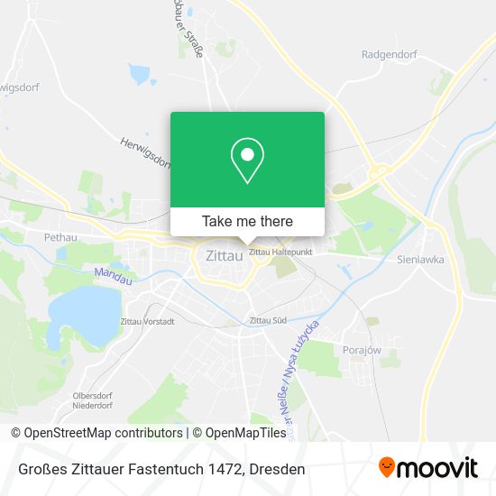Карта Großes Zittauer Fastentuch 1472