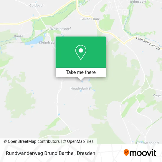 Rundwanderweg Bruno Barthel map