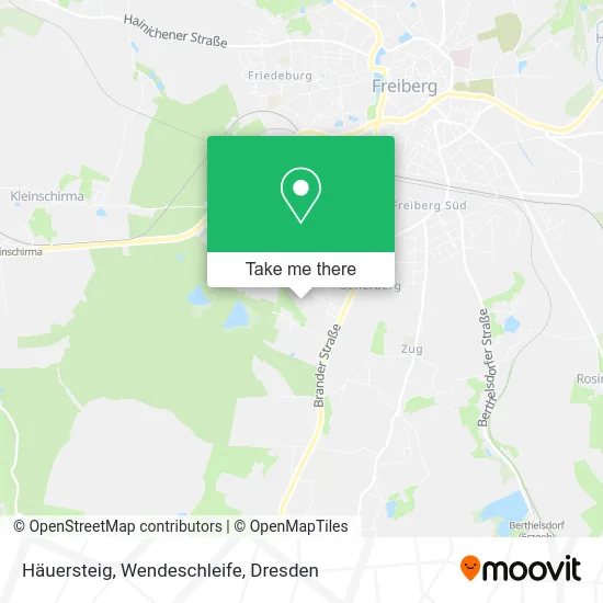 Карта Häuersteig, Wendeschleife