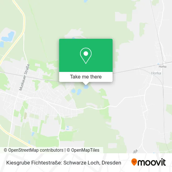 Карта Kiesgrube Fichtestraße: Schwarze Loch