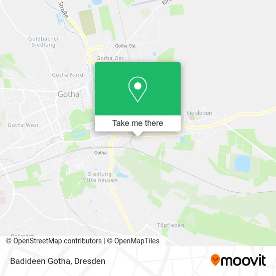 Badideen Gotha map