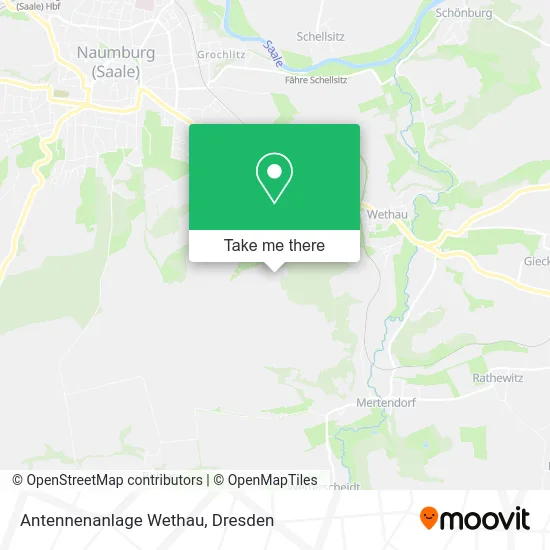 Карта Antennenanlage Wethau