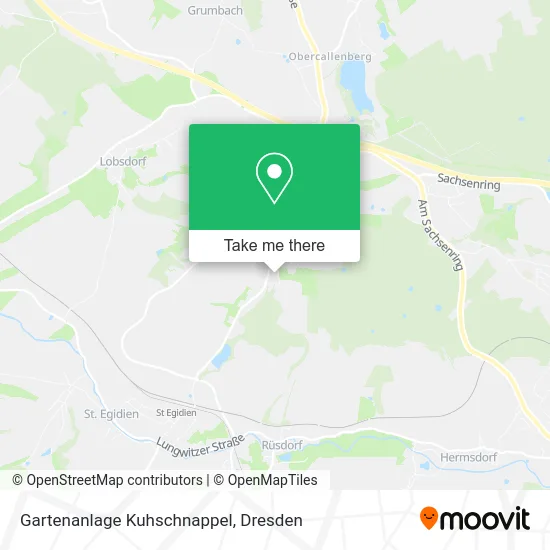 Карта Gartenanlage Kuhschnappel